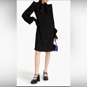 The Vampire’s Wife “Storm From The Shelter” Jacquard Dress – Black (Rare)